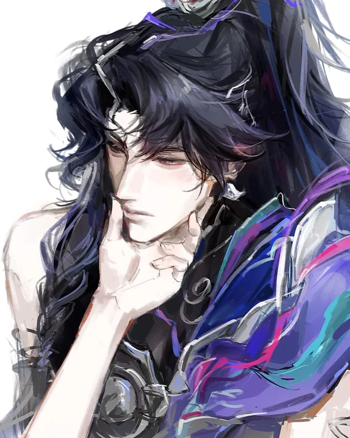 Clearly adult original fantasy character used as a design reference